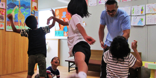 児童デイサービスの室内風景